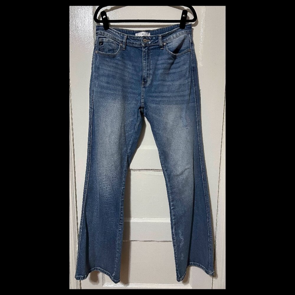 KanCan Women's Blue Boot Cut Jeans